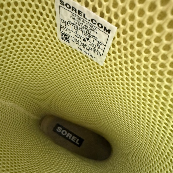 Sorel Joan Wedge Heel Rain Boots Army Green tall knee high wellies boot - Picture 5 of 5